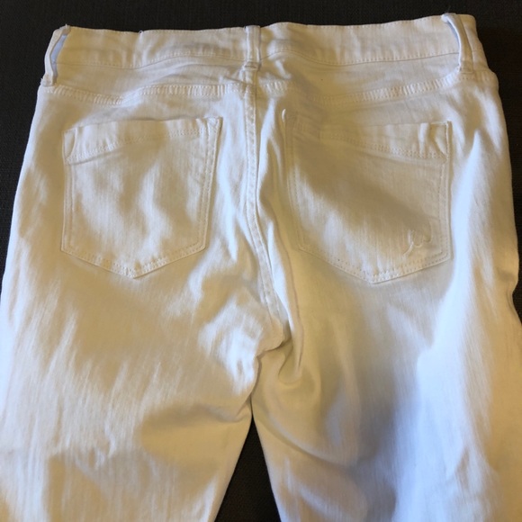White destroyed skinny jeans - Picture 3 of 5